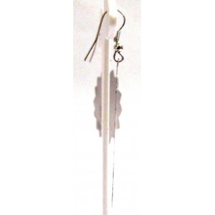 GOLD STAR Earring Classy Bali Drop Long Dangling Hoop Hook LIGHTWEIGHT Dual Tone